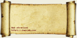 Isidor Unić vizit kartica